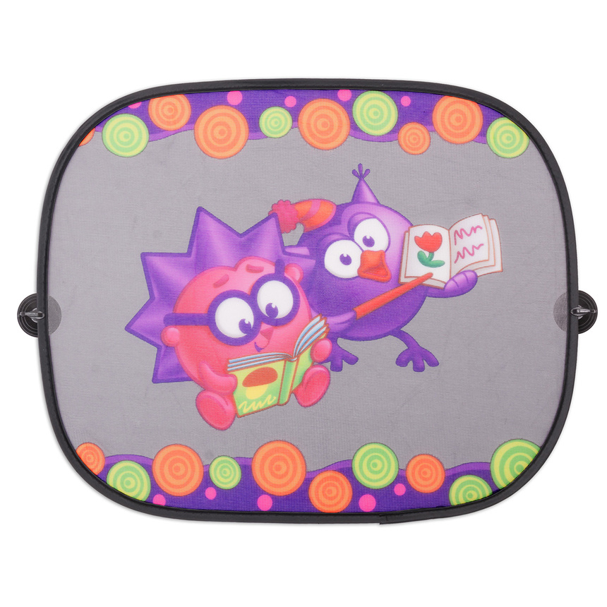 Шторка - экран на боковое окно "Смешарики" (2 шт.) SM/WIN-012 Ezhik