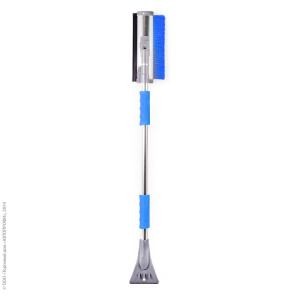 Щетка для снега "AUTOPROFI" SB-1462 GY/BL