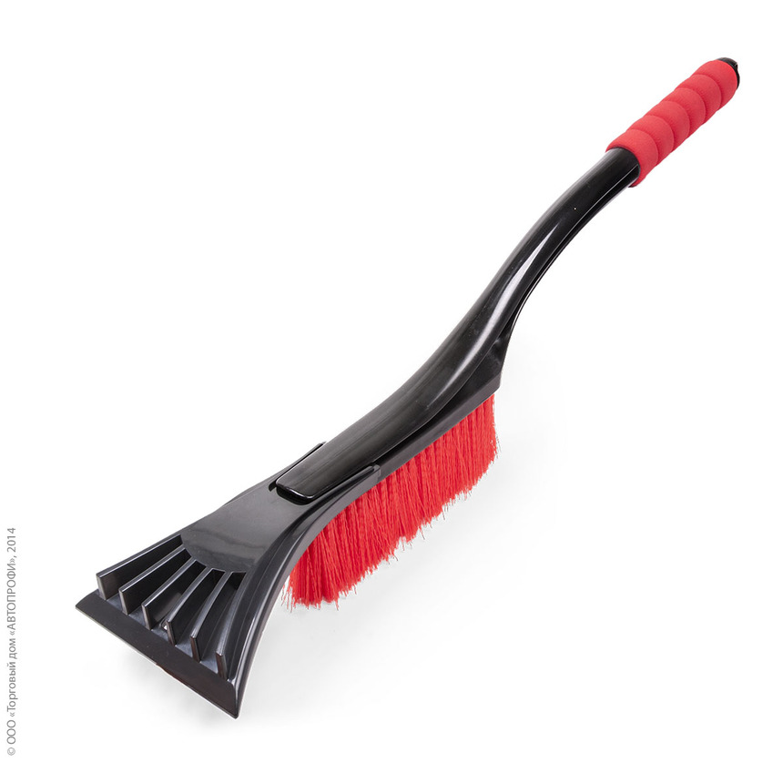 Щетка для снега "AUTOPROFI" SB-1444 BK/RD