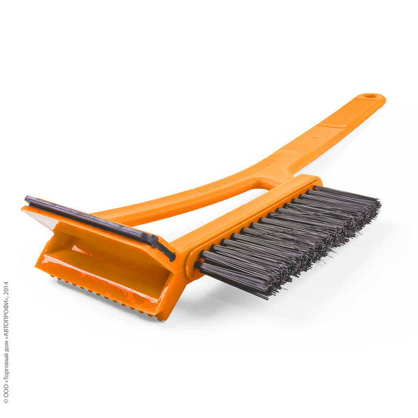 Щетка для снега "AUTOPROFI" SB-1441 ORANGE