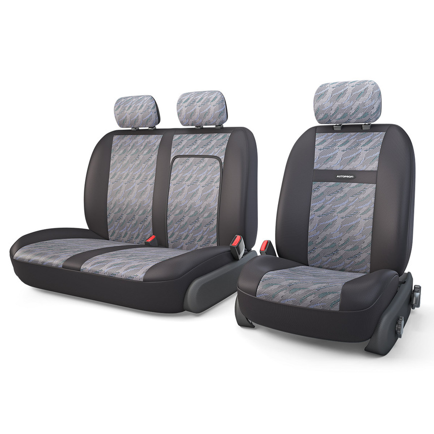 Чехлы на сиденья универсальные для фургонов TRZ-702 CLOUD