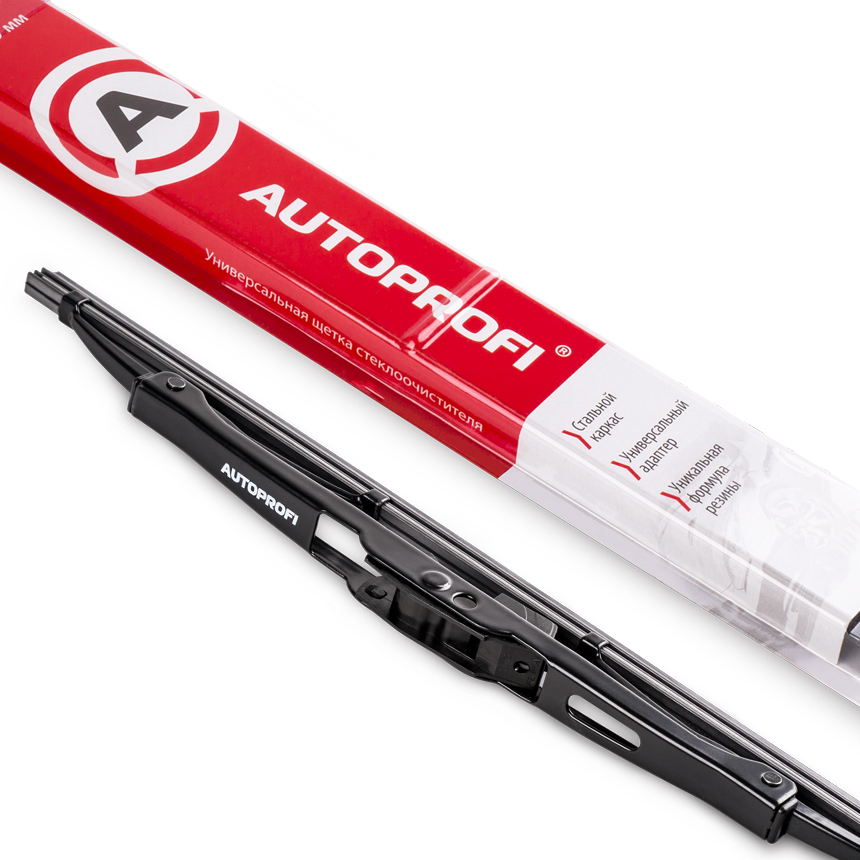 Щётка стеклоочистителя "AUTOPROFI", универсальная AD-19
