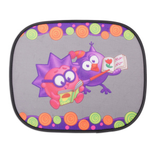 Шторка - экран на боковое окно "Смешарики" (2 шт.) SM/WIN-012 Ezhik