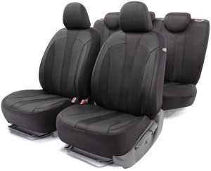 Комплект чехлов на сиденья PERFORMANCE, материал полиэстер PRF-1505 BK/BK