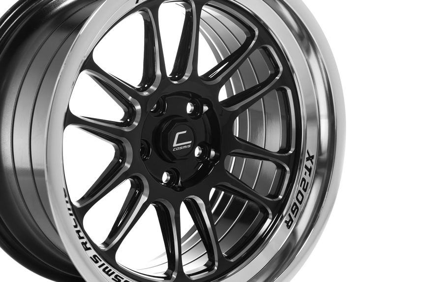 COSMIS  XT-206R 18x9,5 5x120 ET10 Black+diamond lip+spoke milling