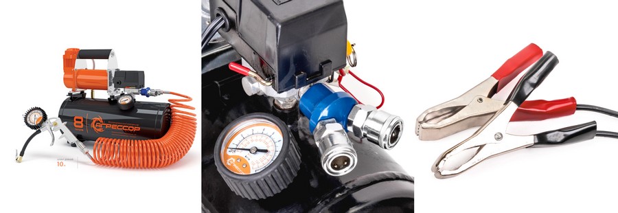 Компрессор с ресивером на 8 литров