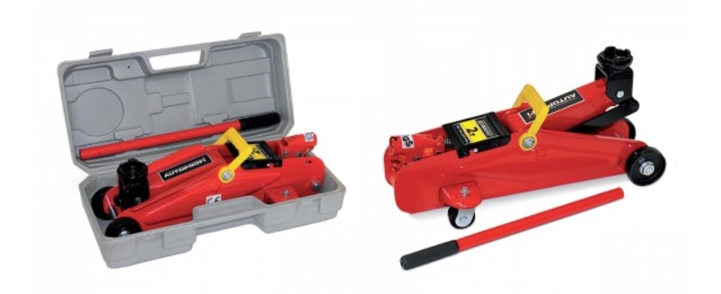 Подкатные домкраты с кейсом и без кейса